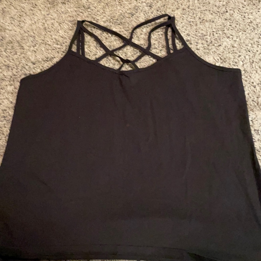 Maurices strappy black cami New!